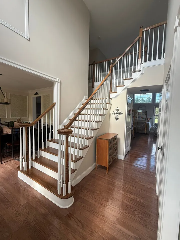 Freshly painted interior foyer by Crotti's Painting.